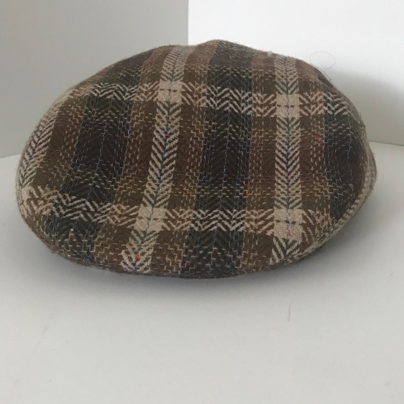 🔴CLEARANCE🔴 Bakers Brown Plaid Cap - Picture 1 of 3